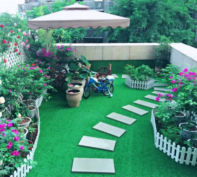 Kindergarten Woody Decoration Fencing Indoor White Fence Gardening Garden Safety Floraltars Home Isolated Plastic Small