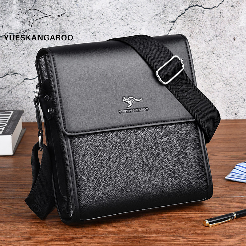 Messenger bag men's leather small bag leather all-match street trend men's shoulder bag 2022 new leather backpack tide