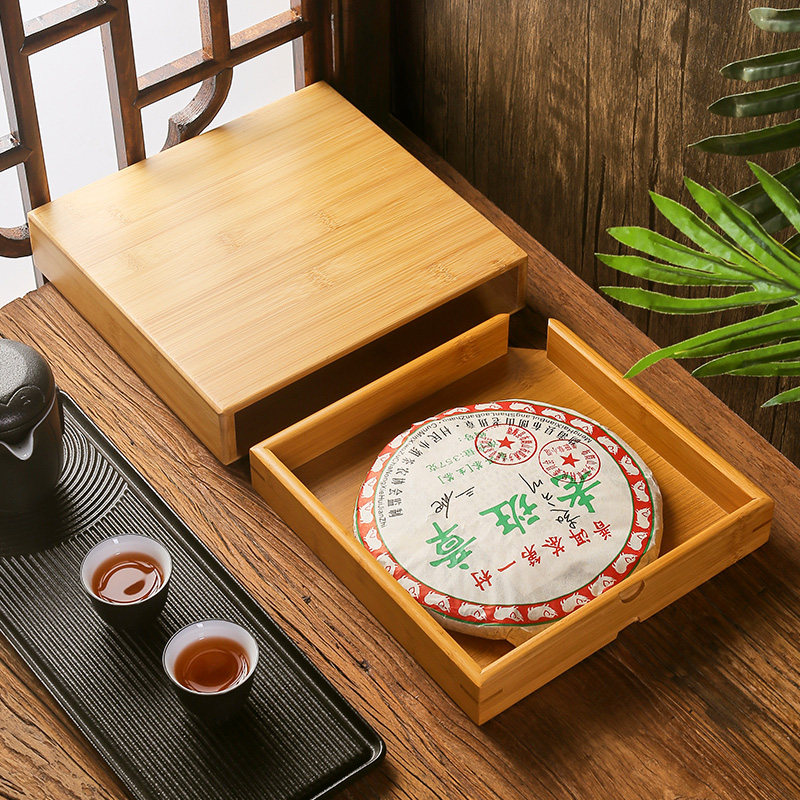 Pu'er tea box, tea pot, tea knife, tea set, tea needle, tea cone, tea cake rack, bamboo tea tray, tea ceremony accessories