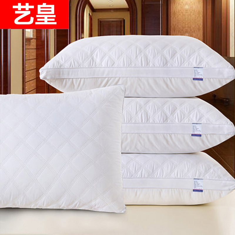 Art Royalist All-cotton Pillow Pillow Inner Pair Adults Hotel Single Double Down Velvet cervical spine Pillow Domestic Schoolgirl