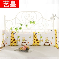 Gối đôi cotton Yihuang dài 1,2 / 1,5m gối dài bằng vải cotton dài mùa thu và bộ gối lõi gối cao su non babymoov