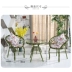 Wicker ghế ba mảnh ban công bàn ghế đặt năm giải trí ngoài trời sân vườn đồ nội thất sân vườn bàn cà phê kết hợp ghế cung cấp đặc biệt ghe ngoai troi Bàn ghế ngoài trời / sân