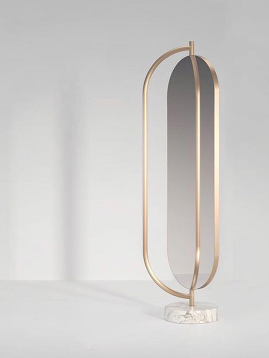 British Giove Mirror makeup fitting floor mirror Nordic home girl bedroom rotating full-body dressing mirror