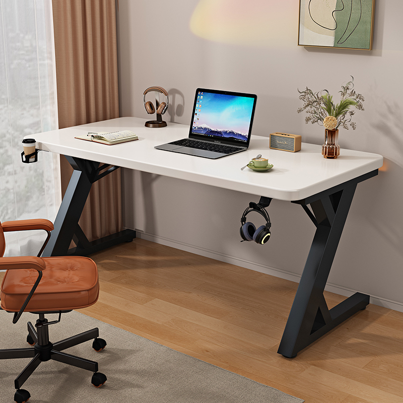 Simple Computer Desk, Desktop Office Desk, Home Study Desk, Bedroom Makeup Table, Hotel Gaming Table, Long Table