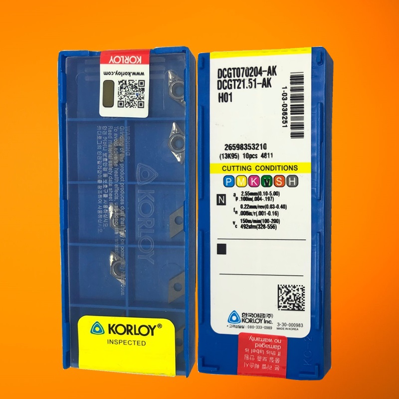 Aluminum with numerical control blade DCGT070202 070204 070208-AK 070208-AK H01 rhomboid inner hole boring knife grain