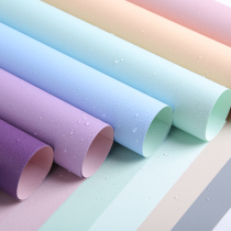 Ouya paper double-sided two-color high-grade Korean flower wrapping paper bouquet packaging material waterproof flower shop floral materials