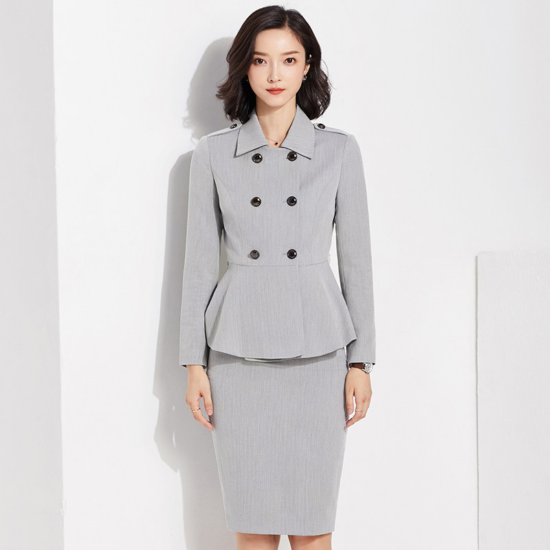 Career Suit Women 2022 Chunqiu Fashion temperament High-level Suit Interview Positive Dress Ol Work Suit Dress