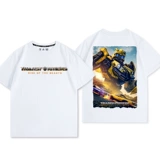 Трансформер, хлопковая летняя футболка для влюбленных, Кинг-Конг, короткий рукав