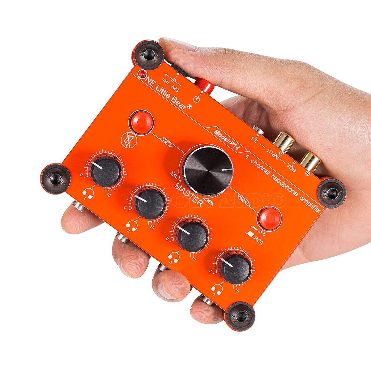 Red bear P14 four-way 4-Way Recording studio ear sub-headphone amplifier four-channel ear release distributor