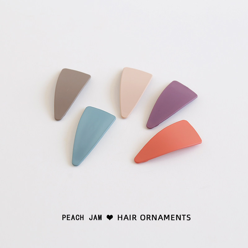 Korean frosted BB clip edge clip headdress girl sweet broken hair Bangs clip hair clip side clip net red simple hair clip