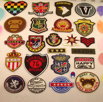 123 British style badge cloth patch patch cloth clothing pants down decoration stickers Denim embroidery clothing accessories