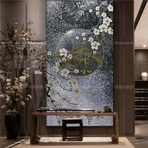 Abstract Mosaic Fine Cut Painting Decoration Background Wall Brief Modern Tile Genguan Jigsaw Puzzle Wall New Chinese