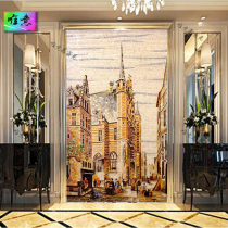 Eurostyle Abstract Street View Tile Jigsaw Puzzle Parquet Crystal Cut Mosaic Sofa Background Wall Living Room Genguan Aisle