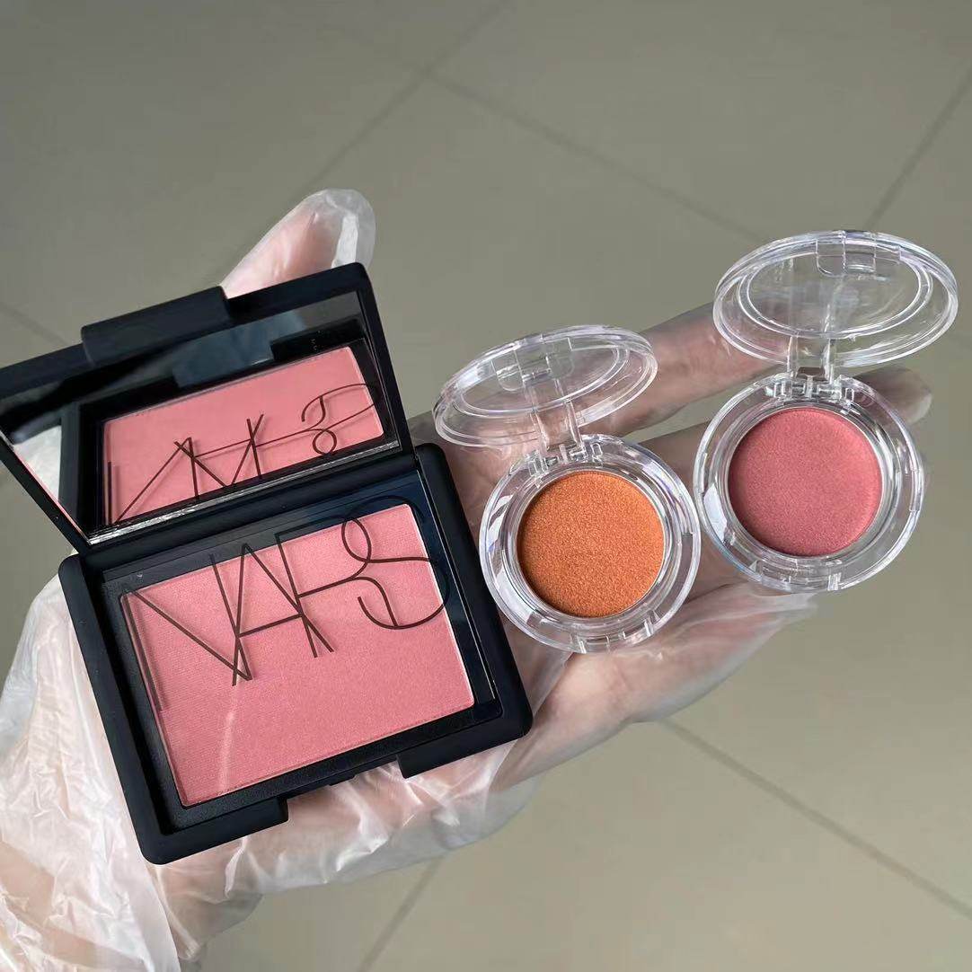 NARS Nasr blush Orgasm Orgasm Taj Mahal Deep Throat Deep Throat Split Test Color Trial Bag Press tray SEND BRUSH