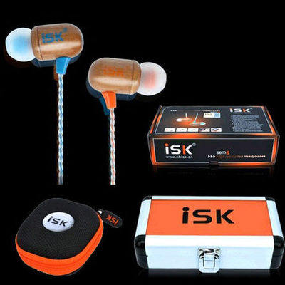 ISK SEM8 wooden computer monitor K song headphones in-ear heavy low listening song recording YY anchor earplugs sem8
