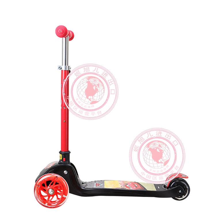 Xe tay ga trẻ em Disney SD13011 Xe đẩy 3 bánh có thể điều chỉnh 3 bánh xe tay ga trẻ em - Con lăn trượt patinet / trẻ em