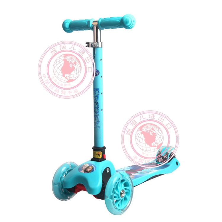 Xe tay ga trẻ em Disney SD13011 Xe đẩy 3 bánh có thể điều chỉnh 3 bánh xe tay ga trẻ em - Con lăn trượt patinet / trẻ em