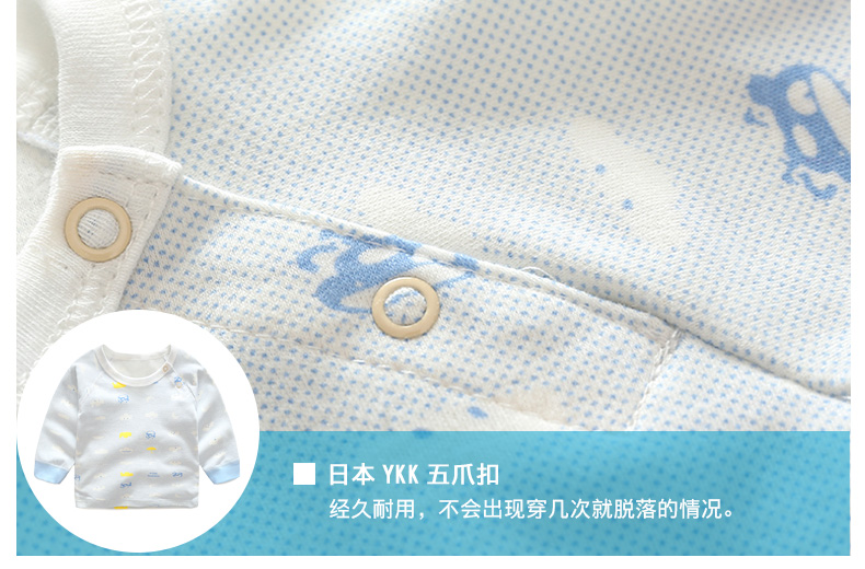 Bộ đồ lót nam và nữ cho bé bộ đồ cotton cho bé Bộ quần áo hai dây trẻ sơ sinh 0-6 tháng 2 tuổi bộ cotton cho bé