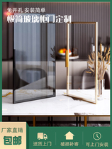 Wine cabinet glass door 18 aluminum frame minimalist glass door narrow frame cabinet door leaf tempered sideboard glass cabinet door customization