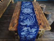 Wax Dyeing Table Flag Tablectable Cloth Tea Flag Tea Mat Bed Flag Bed Linen Hug Rest Close To Pillow For Processing Ethnic Characteristics Guizhou Batik