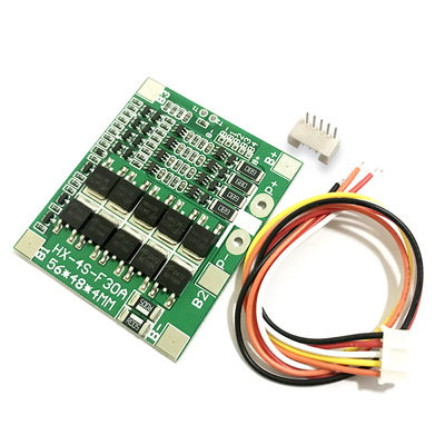 4 14 14 8V 16 Protection plate 30A discharge with balanced 18650 battery protection plate