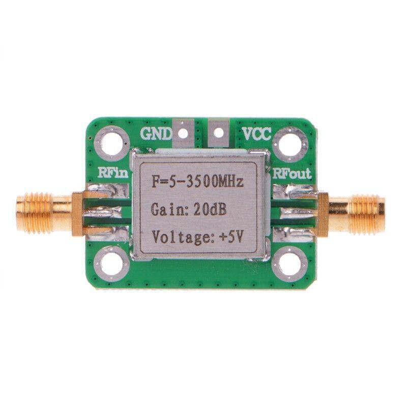 Radio frequency broadband low noise amplifier LNA (5-3500MHz gain: 20dB) with shield-Taobao