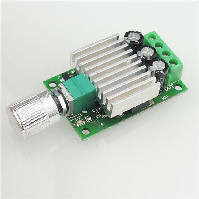 PWM DC motor speed regulator 12V24V10A High power DC controller throttle thermoregulation dimming switch
