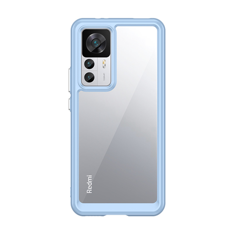Blue — Transparent Clear Acrylic 12T, 12T Pro Phone Case