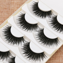 Thick and super long fake eyelashes Messy Eyelash Movie with Fake Eyelash Shadow and Exaggerated Stage Makeup