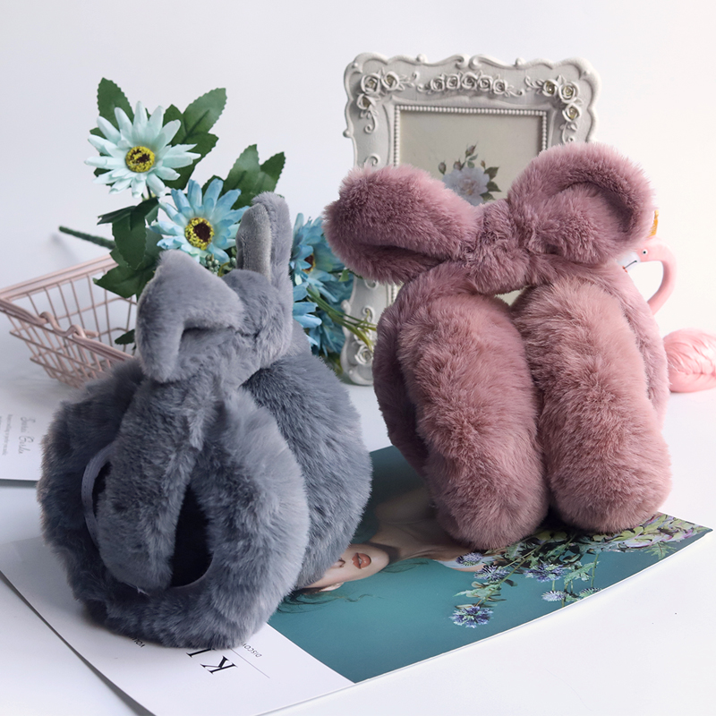 Baby earmuffs Children's earmuffs winter girls warm plush baby headphones Anti-noise sleep soundproof bed bag