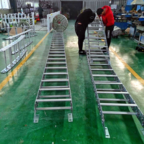 Customized lathe stainless steel aluminum bridge closed milling hole tank drag chain oil pipe bracket metal guide chain wire groove