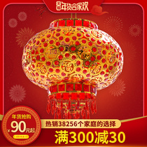 New Years Great Red Balcony Lanterns chandelights to decorate the outdoor antique Chinese wind Joe relocating to get married spinning crystal lantern