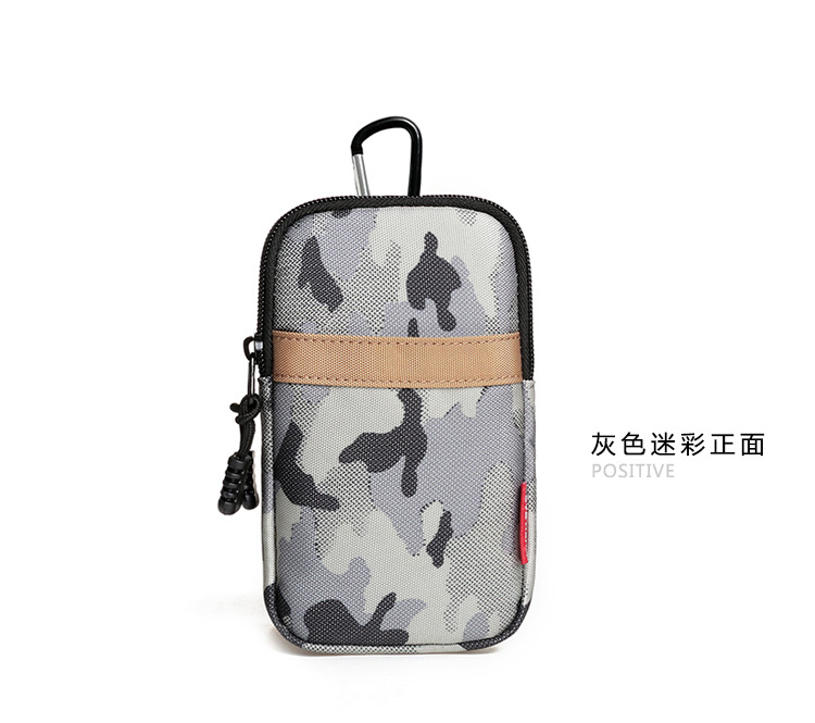 Điện thoại di động 5,5 inch nam túi đeo đai dọc treo cổ điện thoại di động túi mỏng đặt 6 inch điện thoại di động túi nhỏ dây kéo đôi - Túi điện thoại túi đeo điện thoại