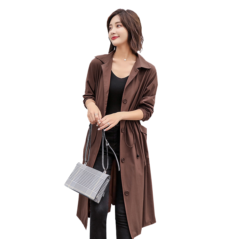 Trench pour femme XIZIBIYI     en Polyester - Ref 3225737 Image 5