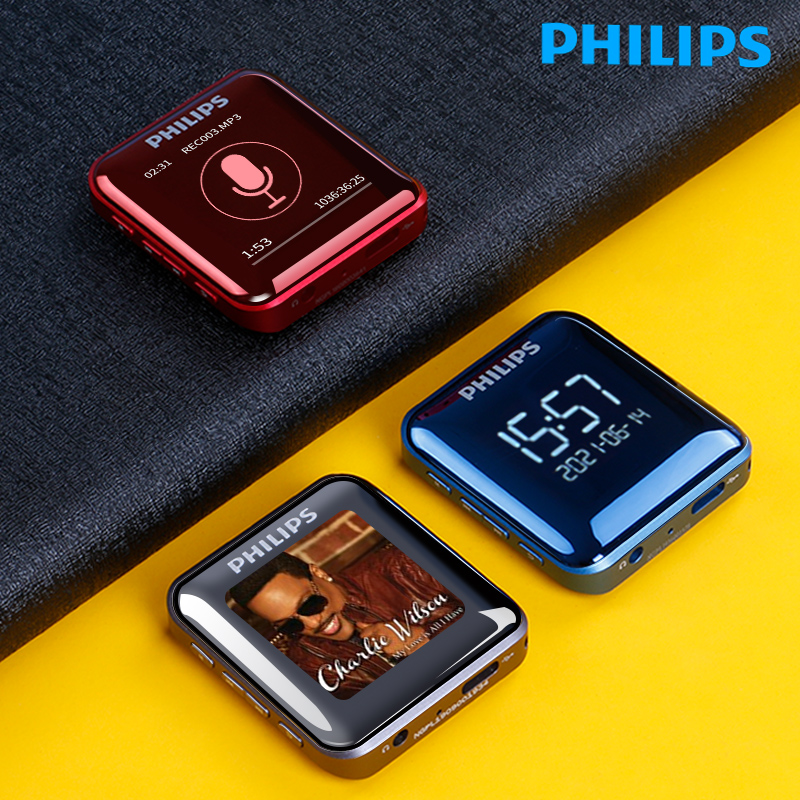Philips SA2816 Specialty hifi no distortion Bluetooth mp3 with body listening to student version music player ultra-thin DSD