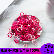 Childrens hair accessories baby basic leather ring head rope color small towel hair ring little girl headwear head rope rubber band