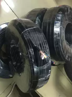 Direct selling all copper national standard 6-core shielding line 6-core * 1 0 square anti-interference RVVP6 * 1 signal line