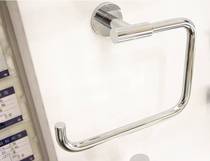 Kohler K-14456T-CP BN SN PGD BGD RGD Stini towel ring bathroom towel rack