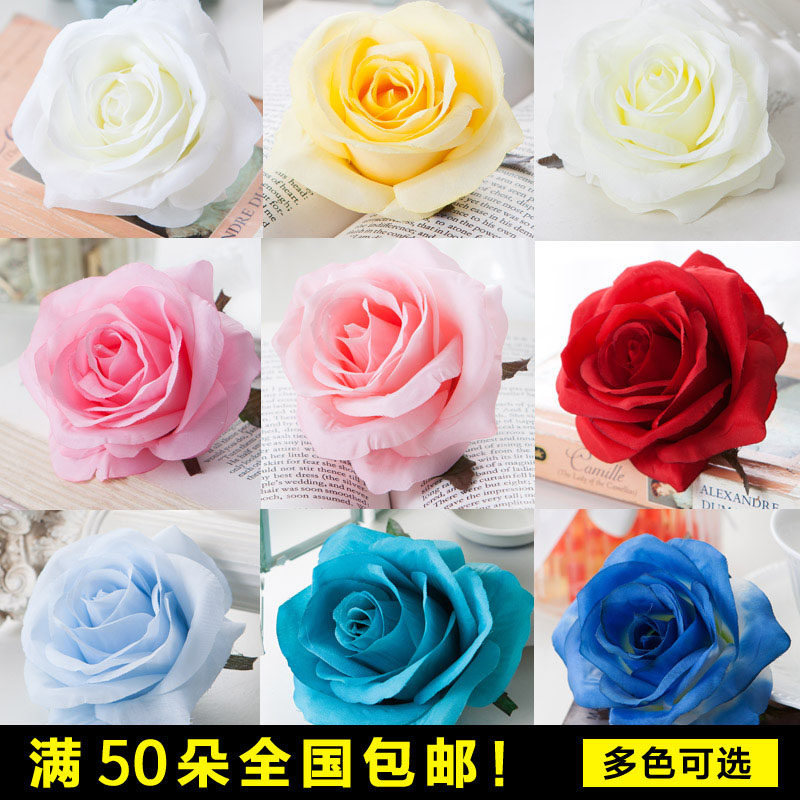 Rose head simulation diy accessories wedding wall photographic props materials arch road cache decoration flowers