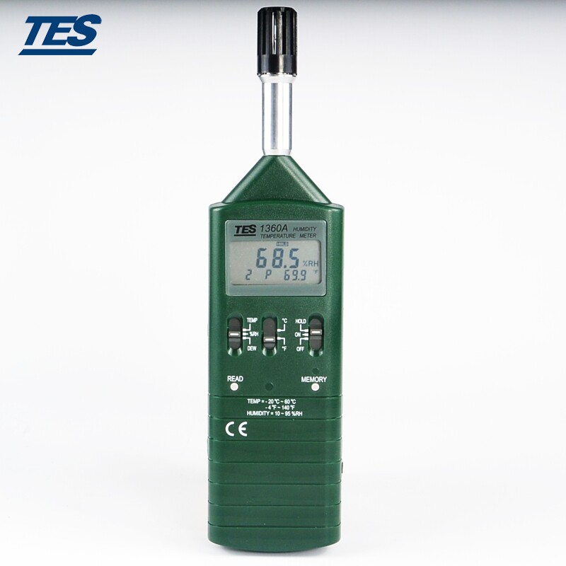 Taiwan Taishi TES1360A temperature and humidity meter temperature and humidity meter temperature and humidity meter fast measurement