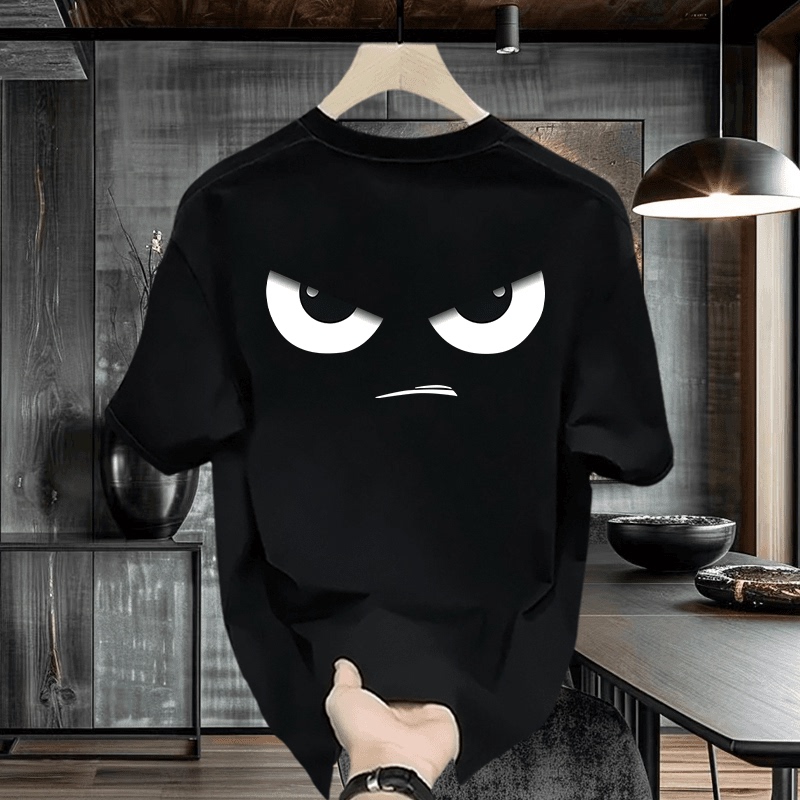 Summer New Trendy Heavyweight Pure Cotton Short-Sleeved T-Shirt for Young Men and Women, Design Print, Loose Half-Sleeve ins Top