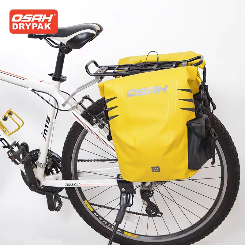 OSAH Ou Sa back seat long-distance bag bicycle tail frame bag bicycle waterproof camel bag Sichuan Tibet riding equipment rainproof