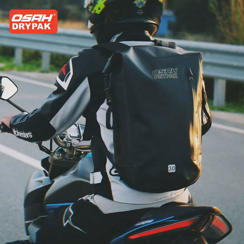 OSAH Gull Outdoor cycling daily commuter men and women waterproof motorcycle package city functional shoulder backpack 30L