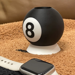 iWatch Billiards Black 8 Watch Stand Watch Base High-End Feel Creative Table Stand Billiards Black 8