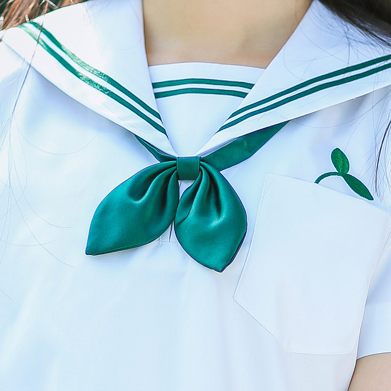 kyouko JK制服配饰 墨绿/樱粉兔耳领结 颜色纯正 超级萌