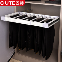 Goode wardrobe retractable trouser rack in the cabinet multi-functional household trousers push-pull hanging rack pull-out basket pull-out storage built-in