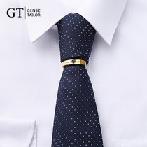 GT Shengcheng original thrilled heart tie ring clip dress business professional men tie hoop ring gift tie