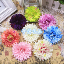 8 5cm simulation flower fake flower flower head small thousand layer chrysanthemum wild chrysanthemum wedding silk flower cloth flower decorative flower
