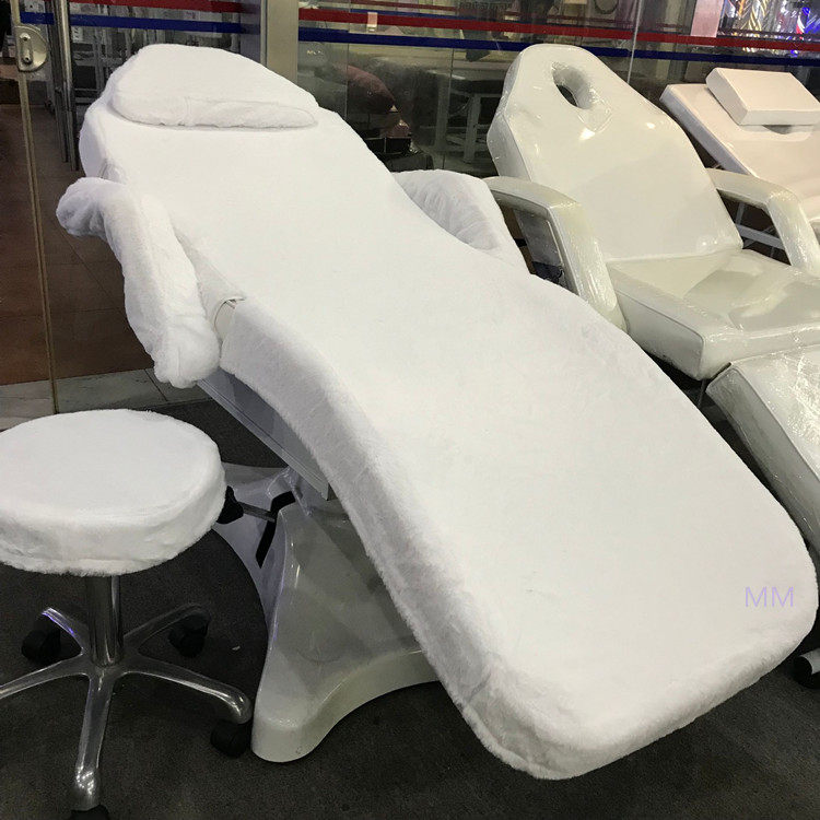 Beauty bedspread 5-piece set high-end beauty salon special comfortable soft rabbit fur bedspread 5-piece set can be customized