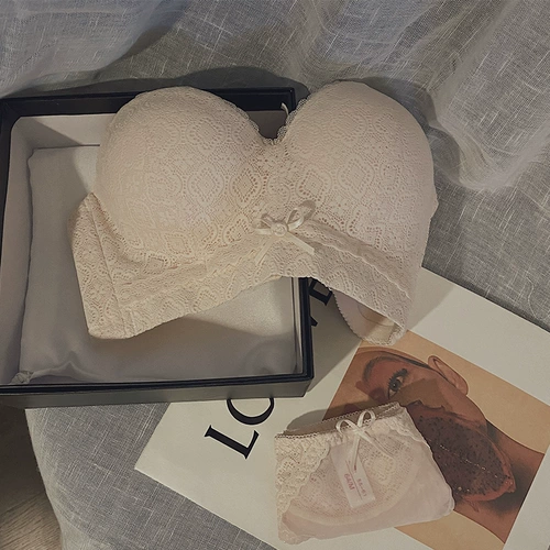 Летний бюстгальтер без косточек, нижнее белье, тонкий нескользящий бюстгалтер, поддерживающие бретели, комплект, без лямок